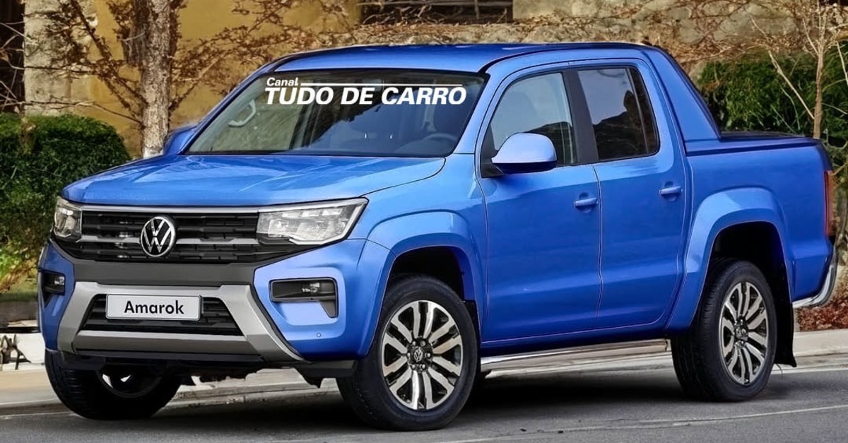 Nova Volkswagen Amarok 2024 para o Brasil - fotos reveladas